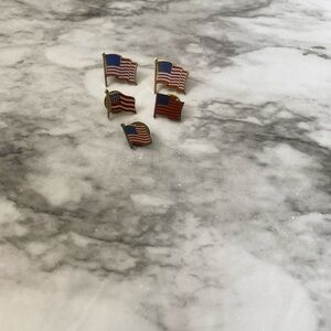 Vintage and Antique American Flag lapel pins